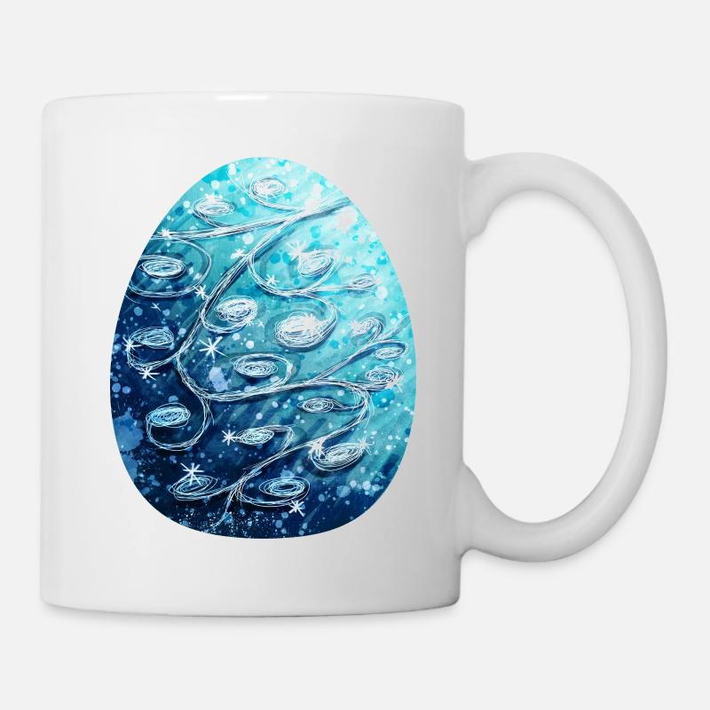 Dragon Egg Blue - Mug - white