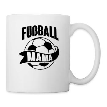Fußball Mama - Tasse - Weiß - Rechts