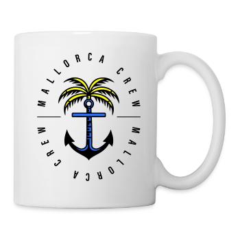 Mallorca Crew Anker Palme - Tasse - Weiß - Rechts