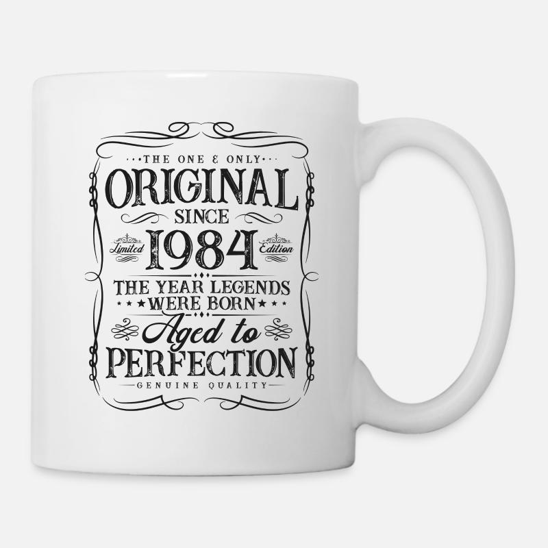 Original 1984 Vintage Vintage rétro anniversaire - Mug blanc - blanc