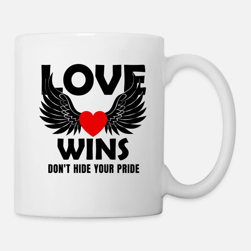 Love wins Don t Hide Your Pride - Mug - white