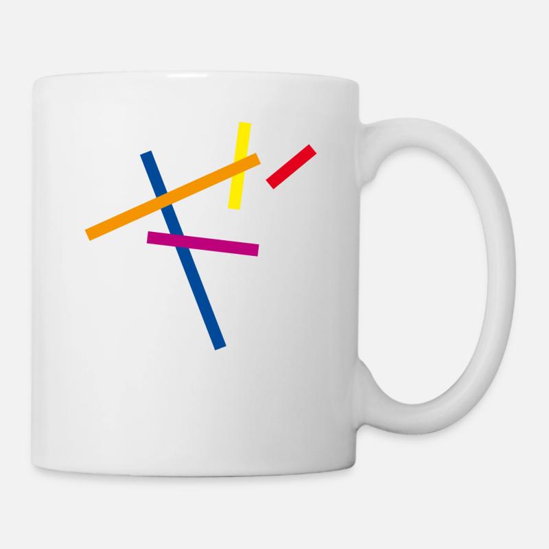 Minimal Pattern Ornament - Mug - white