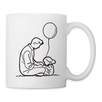 Paternal love - Mug - white - Right
