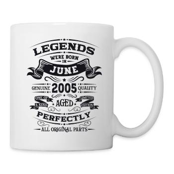 19th Birthday Legendary June 2005 Vintage 2005 - Mug - white - Right