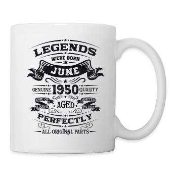 74ème Anniversaire Original Juin 1950 Millésime 1950 - Mug blanc - blanc - Droite