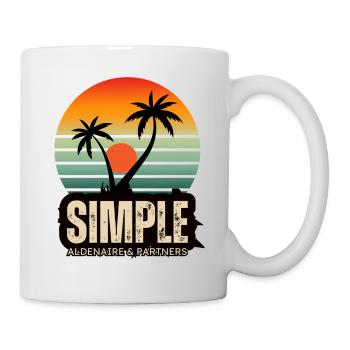 Coucher de soleil 4 - Mug blanc - blanc - Droite