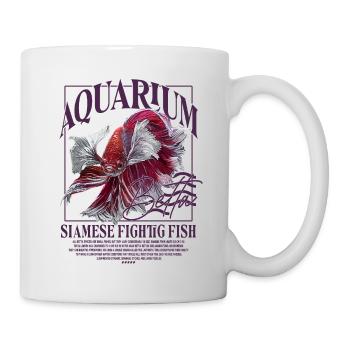 Betta Kampffisch - Tasse - Weiß - Rechts