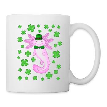 St patricks axolotl pink - Mug - white - Right