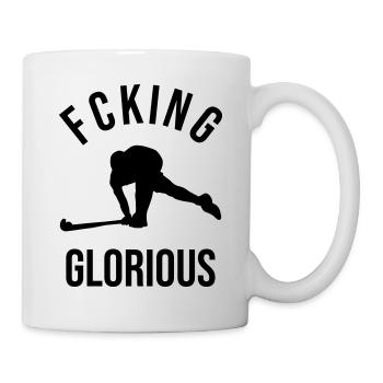 Feldhockey - Tasse - Weiß - Rechts
