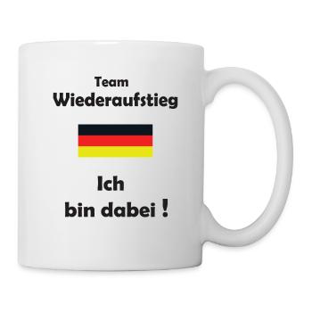 Team Wiederaufstieg "D" - Tasse - Weiß - Rechts