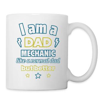 Dad mechanic, gift father's day, christmas - Mug - white - Right
