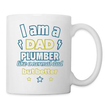 Dad plumber, gift father's day, christmas - Mug - white - Right