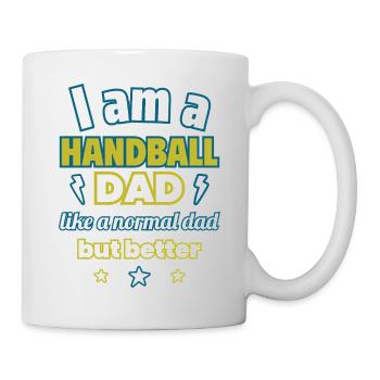 Dad HANDBALL PLAYER,Father's Day Gift,Handball - Mug - white - Right