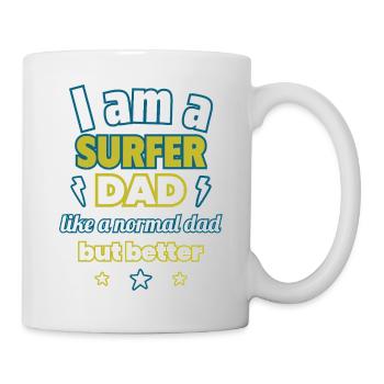 Papa SURFER, Vatertagsgeschenk, Surfen,Sport - Tasse - Weiß - Rechts