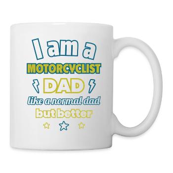 Dad MOTORCYCLIST, Father's Day Gift, Motorcycle - Mug - white - Right