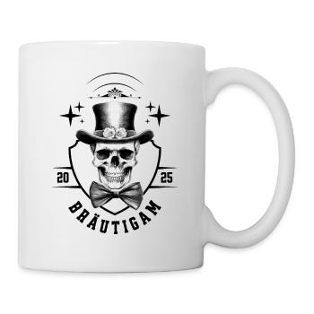 Bachelor Party 2025 Groom Skull Bachelor Party - Mug - white - Right