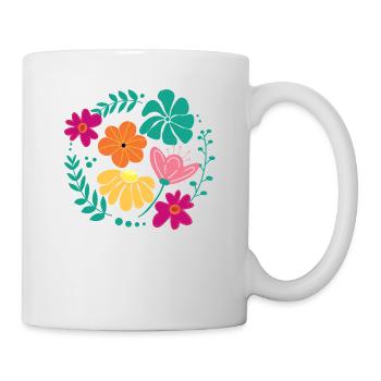 Fête des Fleurs - Mug blanc - blanc - Droite