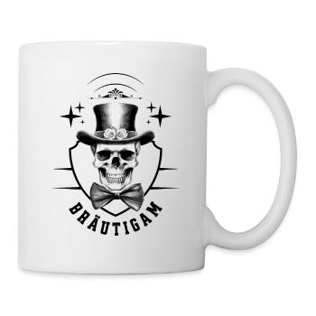 Bachelor Party Groom Skull Bachelor Party - Mug - white - Right