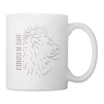 Chosen One – Tête de lion stylisée - Mug blanc - blanc - Droite