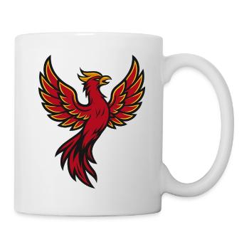 Phénix - Oiseau de feu - Mug blanc - blanc - Droite