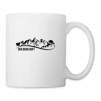 der berg ruft - Tasse - Weiß - Rechts
