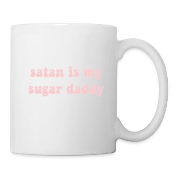 satan sugar daddy - Tasse - Weiß - Rechts