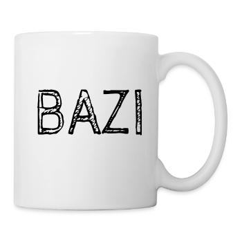 Bazi - Bayrisch Dialekt Mundart - Tasse - Weiß - Rechts