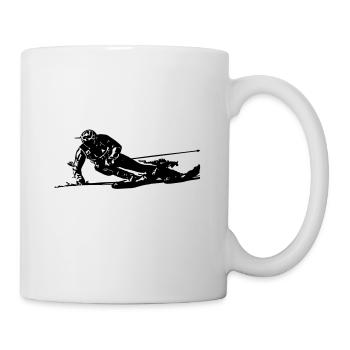 Skier 3 - Tasse - Weiß - Rechts