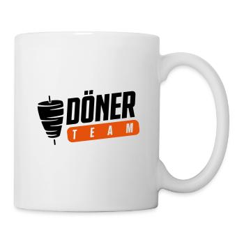 Équipe de donneurs - Mug blanc - blanc - Droite