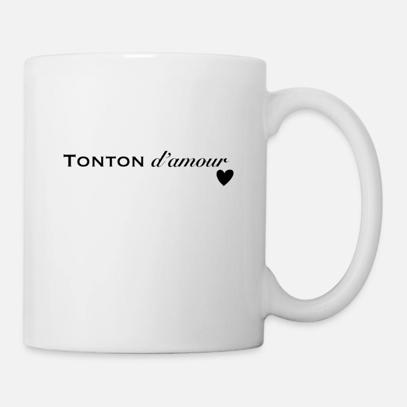 Tonton d’amour - Mug blanc - blanc