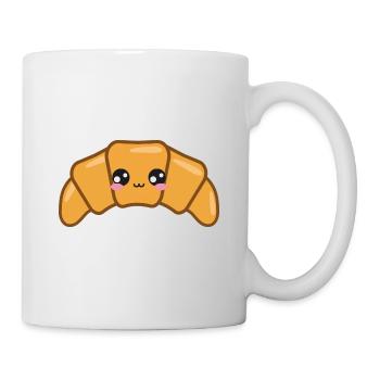 Croissant Doux Kawaii - Mug blanc - blanc - Droite