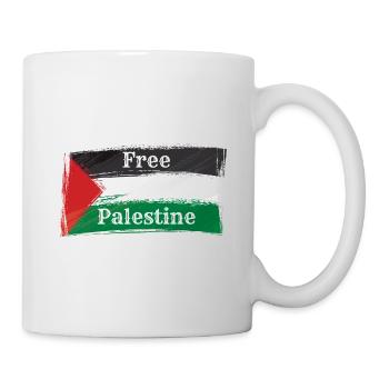 Free Palestine Palestine Peace Freedom - Mug - white - Right