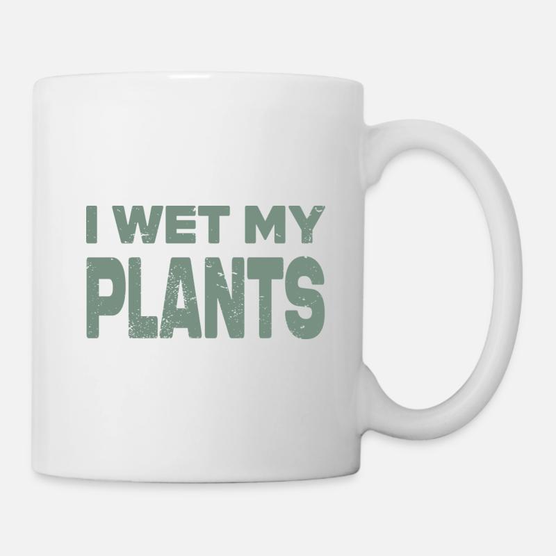 I wet my plants - Mug blanc - blanc