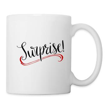 Surprise Surprise Girl Pregnant Pregnant - Mug - white - Right