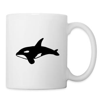 Wal - Tasse - Weiß - Rechts
