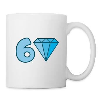 Diamant du 60e anniversaire - Mug blanc - blanc - Droite