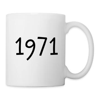 Year of birth 1971 Gift idea Birthday - Mug - white - Right