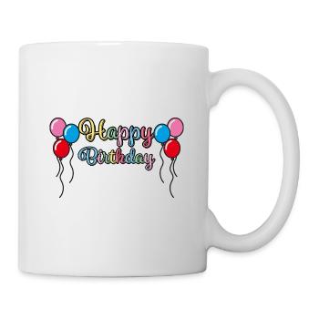 Happy Birthday Greetings - Mug - white - Right