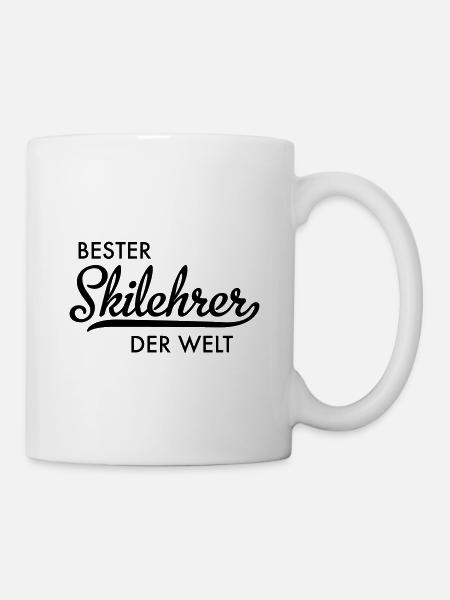 Bester Skilehrer - Tasse - Weiß
