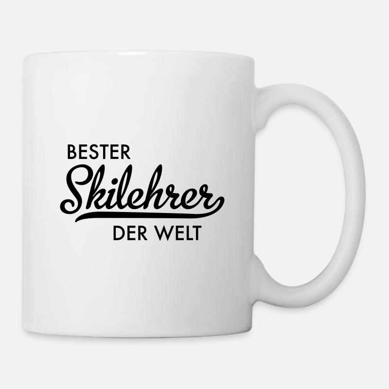 Bester Skilehrer - Tasse - Weiß