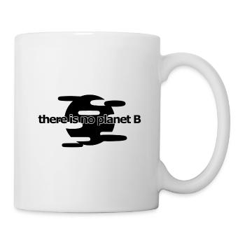 There is no Planet B Erde Welt Symbol - Tasse - Weiß - Rechts