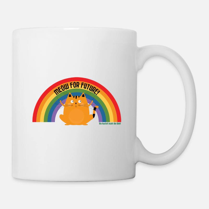 MEOW FOR FUTURE - CAT - ANIMALS FOR FUTURE - Tasse - Weiß