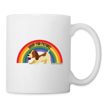 WOOF FOR FUTURE - HUND - ANIMALS FOR FUTURE - Tasse - Weiß - Rechts
