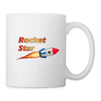 Rocket star - Mug blanc - blanc - Droite