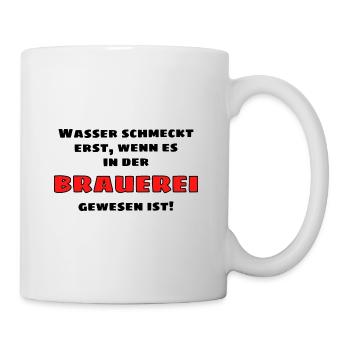 Bierliebhaber Bier Alkohol Trinken Saufen - Tasse - Weiß - Rechts