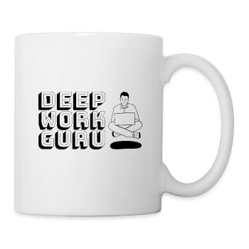 Deep Work Guru - Tasse - Weiß - Rechts
