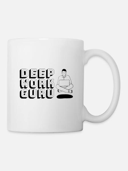 Deep Work Guru - Tasse - Weiß