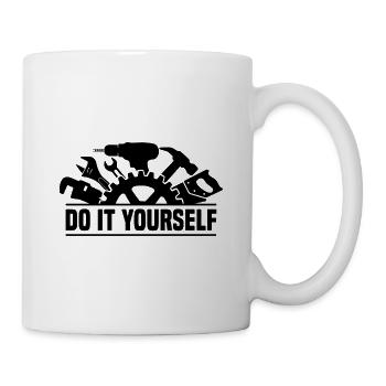 Do It Yourself Car lover Mechanic Vehicle Technici - Mug - white - Right