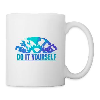 Do It Yourself Car lover Mechanic Vehicle Technici - Mug - white - Right