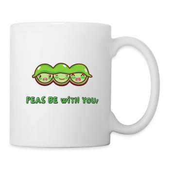 PEAS BE WITH YOU - Mug - white - Right